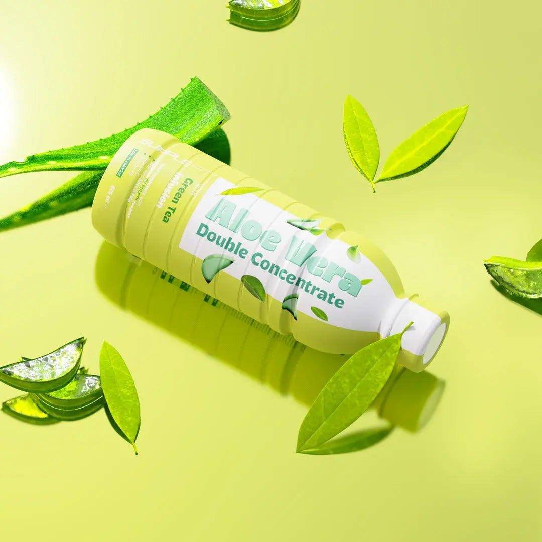 Aloe Vera jus et pulpe avec Thé Vert Chogan