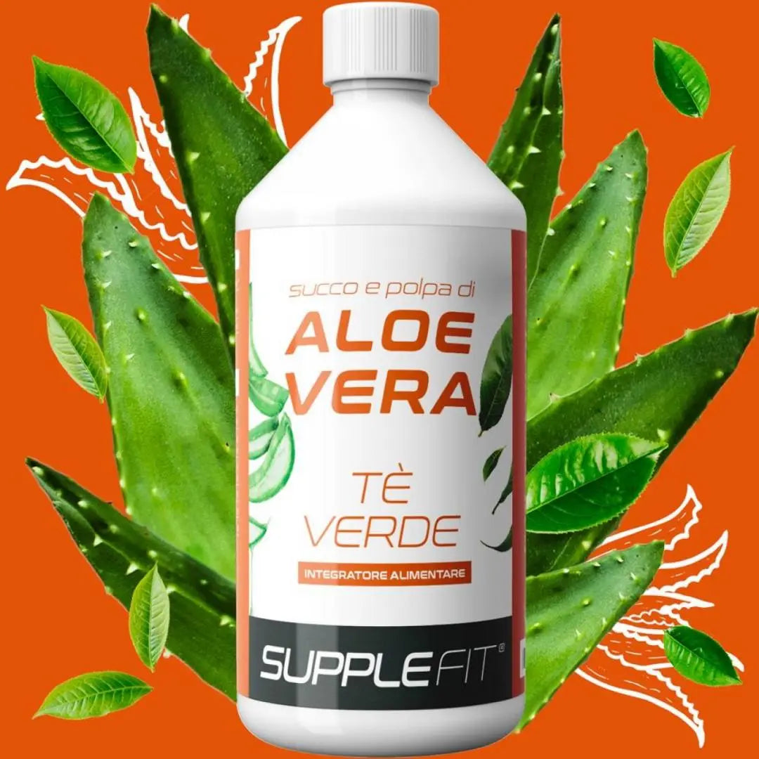 JUS ET PULPE d'ALOE VERA AVEC INFUSION DE THÉ VERT Chogan