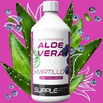 JUS ET PULPE d'ALOE VERA AVEC JUS DE MYRTILLE Chogan