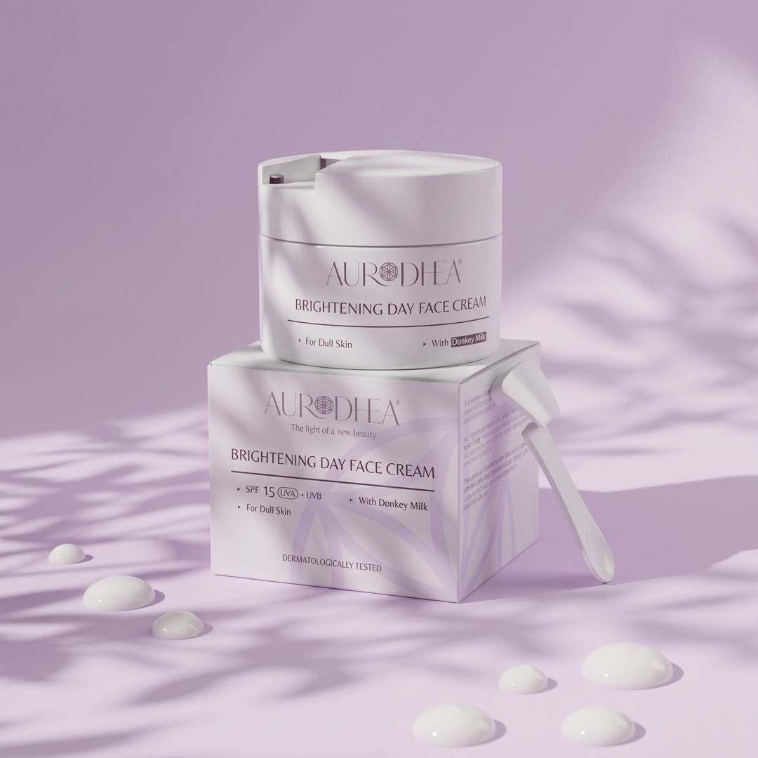 Crème de jour visage au lait d'ânesse - Aurodhea – pot de 50 ml, autre vue