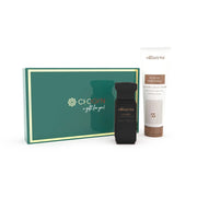 Coffret cadeau Chogan Luxury : parfum flacon noir 50 ml et gel douche parfumé, boîte verte