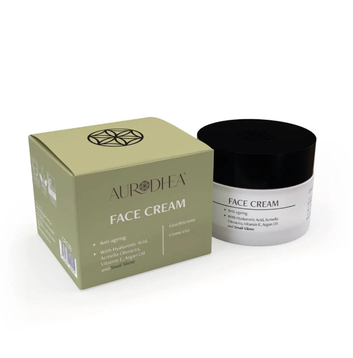 Snail Mucin Face Cream - Aurodhea