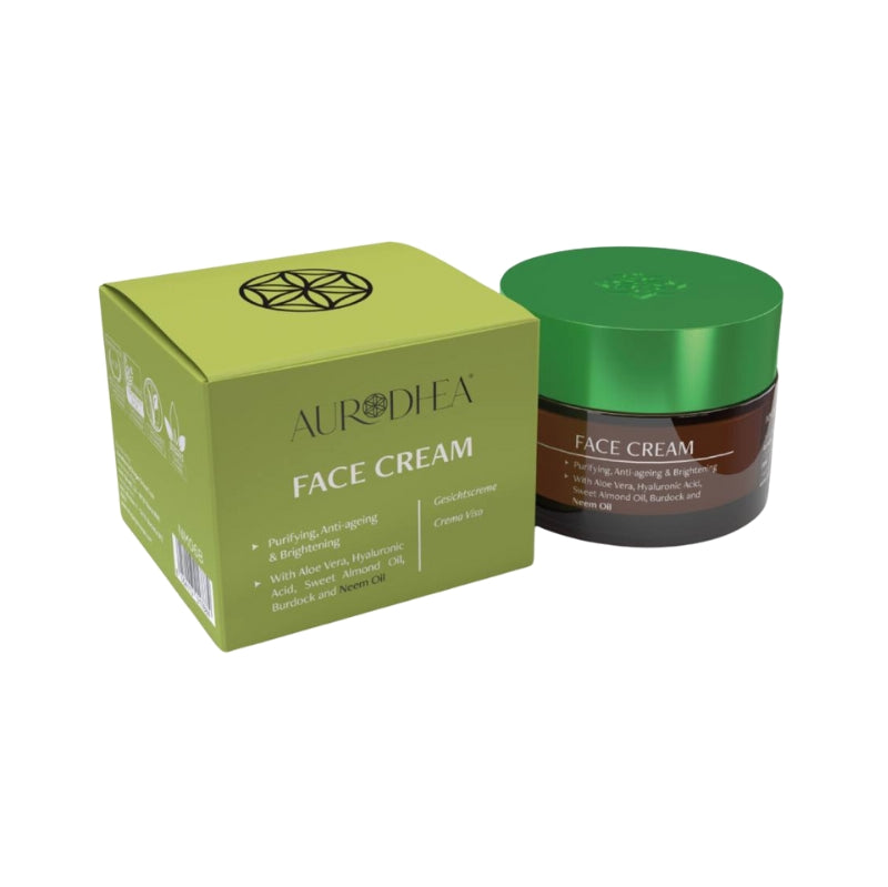Crema viso all'olio di neem - Aurodhea, vista del prodotto