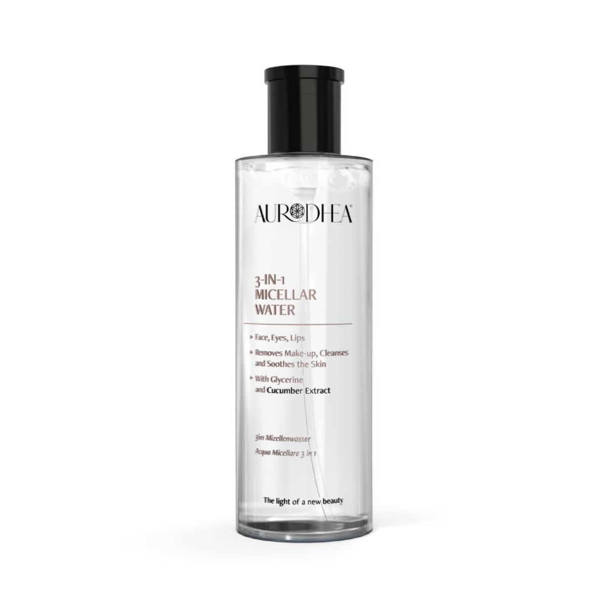 Acqua micellare 3 in 1 - Aurodhea, flacone