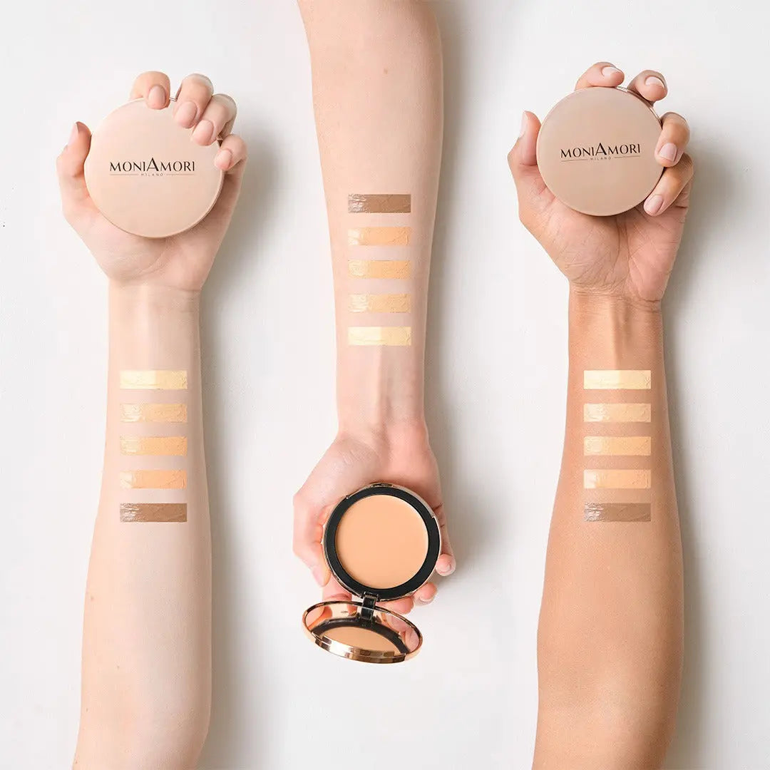 Base de maquillaje compacta con protección solar, foto 5