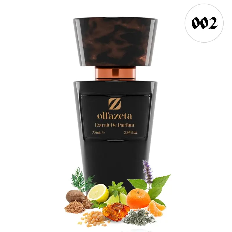 Chogan Parfüm 002 Deep Blue for Him Olfazeta, Flakon für Herren