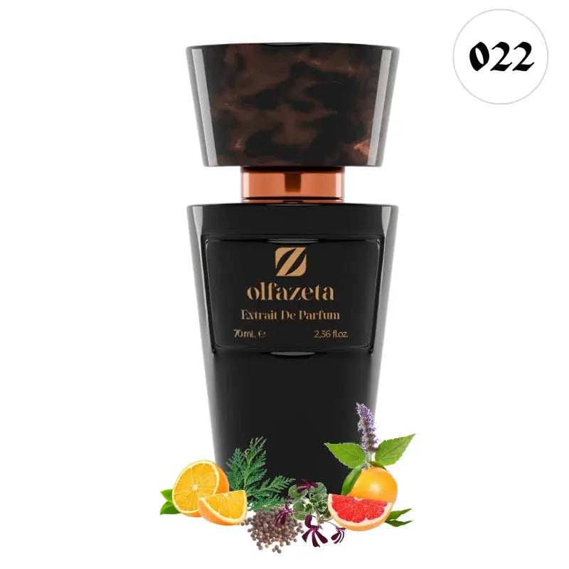 Perfume Chogan 022 Elemental Olfazeta, frasco para hombre