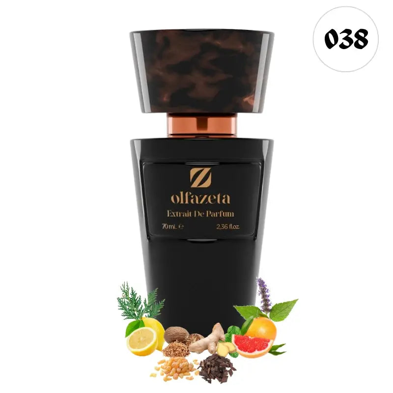 Perfume Chogan 038 Abyss Olfazeta, frasco para hombre