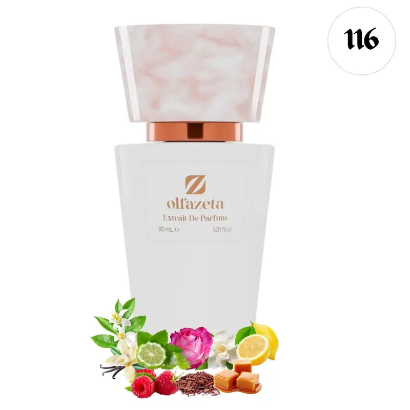 Perfume Chogan 116 Declare Olfazeta, frasco para mujer