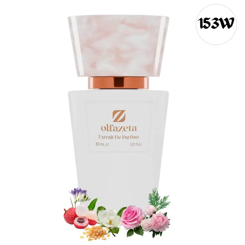 Perfume Chogan 153W Rose Dust Olfazeta, frasco para mujer